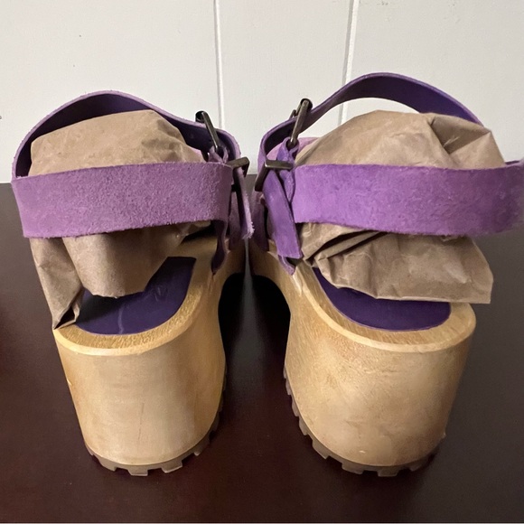 MIA Purple Suede Women's Mules - Picture 7 of 10